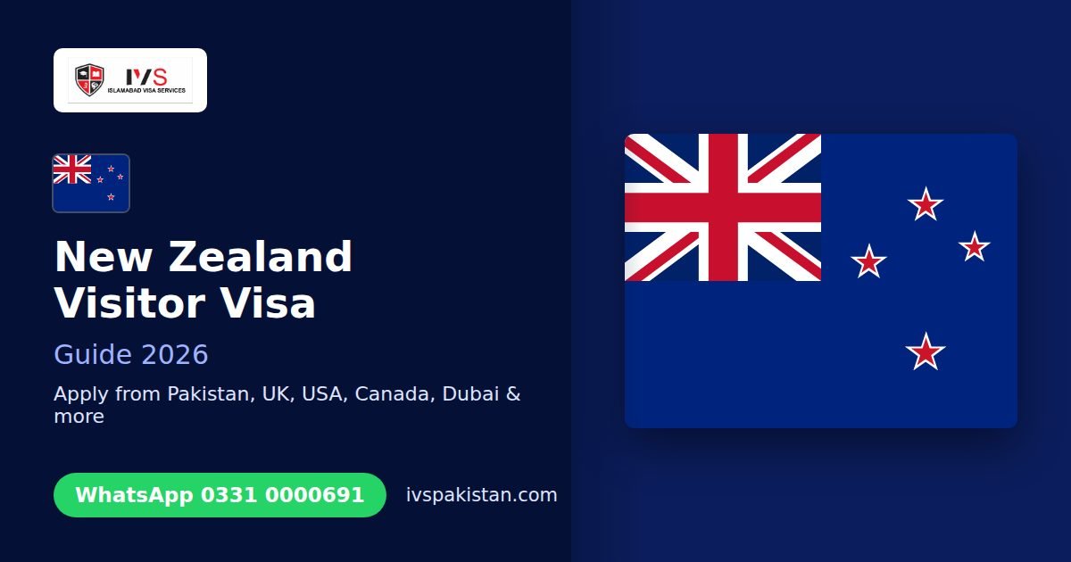 New Zealand visitor visa guide for Pakistani applicants