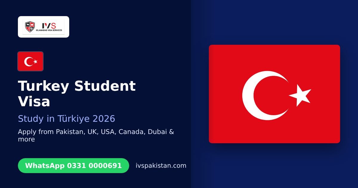 Turkey Student Visa from Pakistan: A Step-by-Step Guide: IVS guide cover