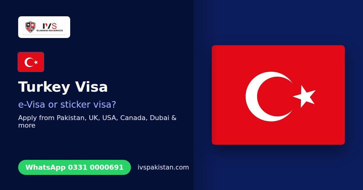 Turkey visa guide for Pakistanis, flag of Türkiye