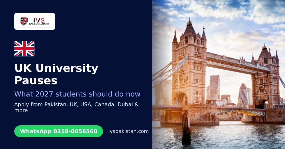 UK universities pausing Pakistani students in 2026: Tower Bridge, London, at sunset
