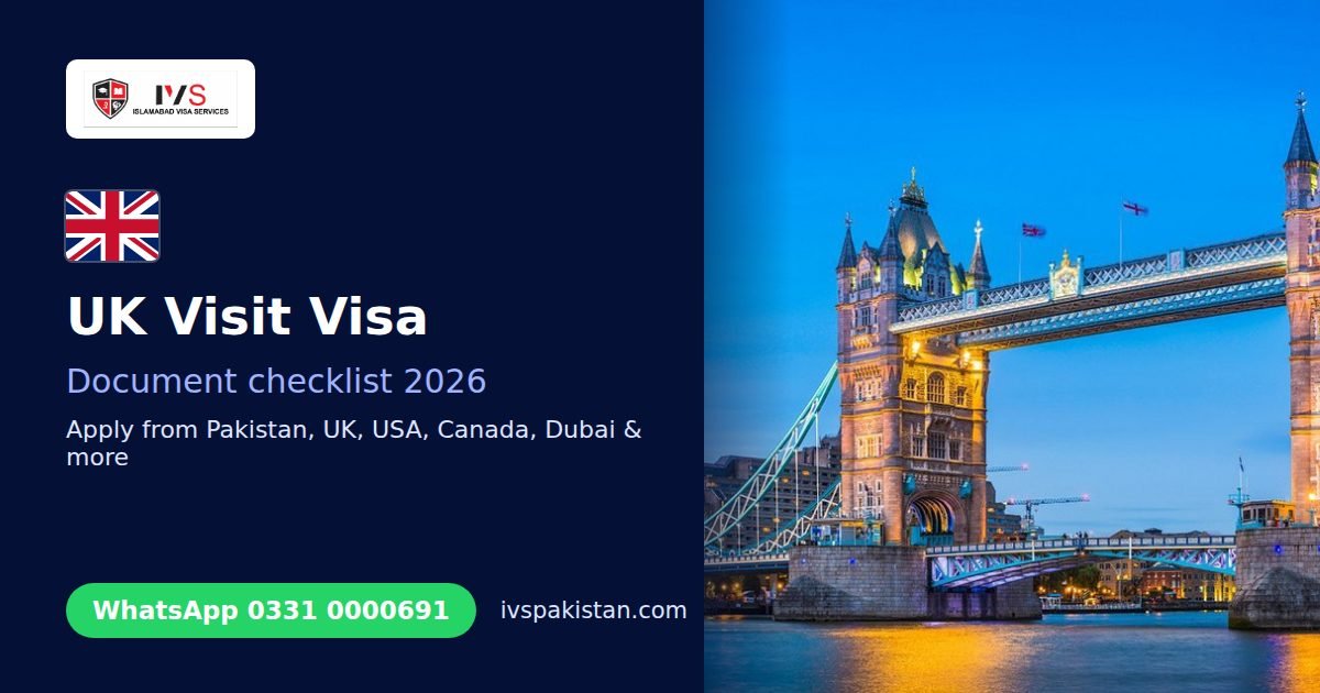 UK visit visa guide for Pakistani applicants, Tower Bridge London